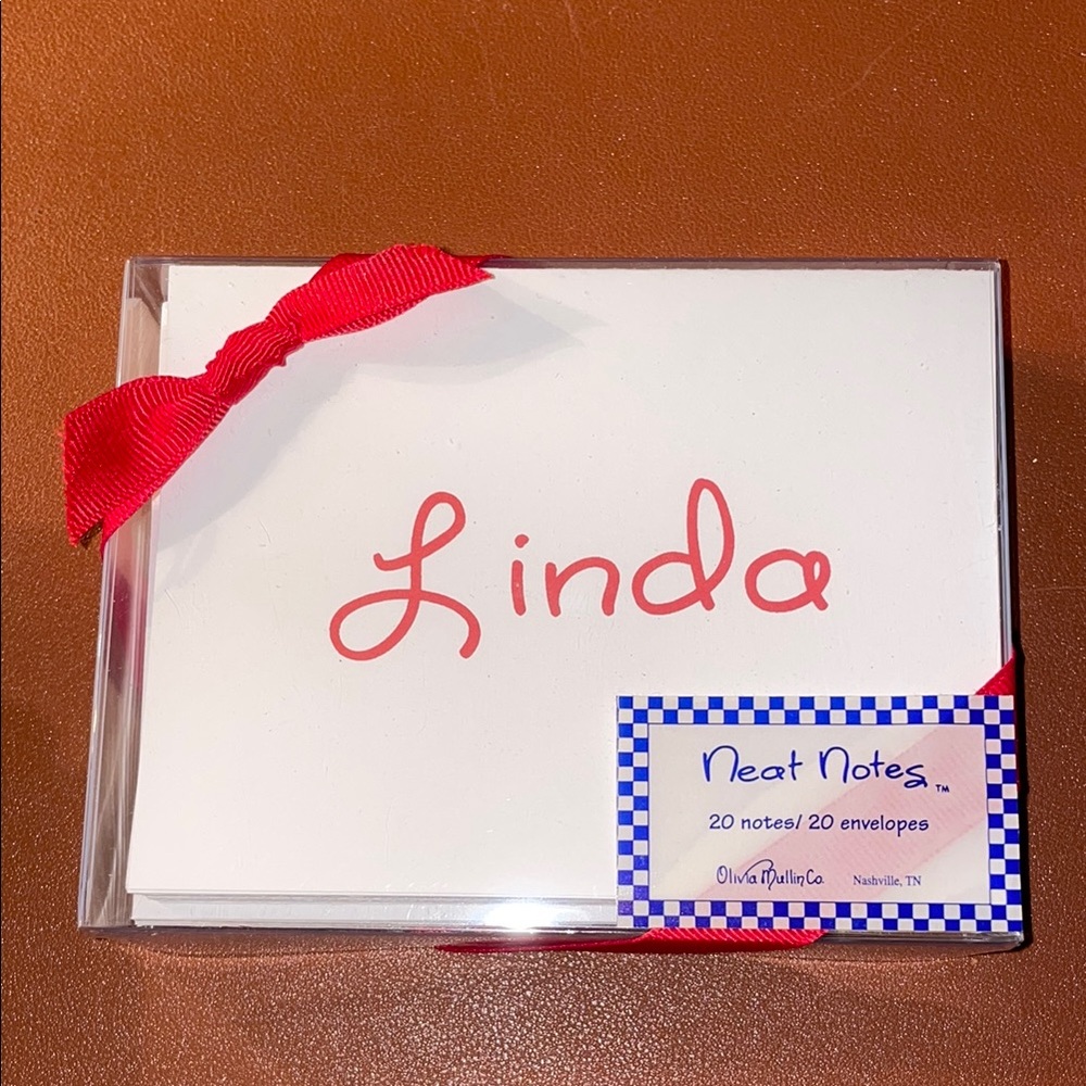 Personalized Linda Notecards